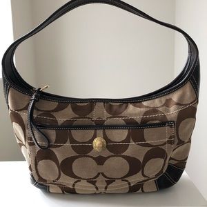 Coach brown shoulder bag